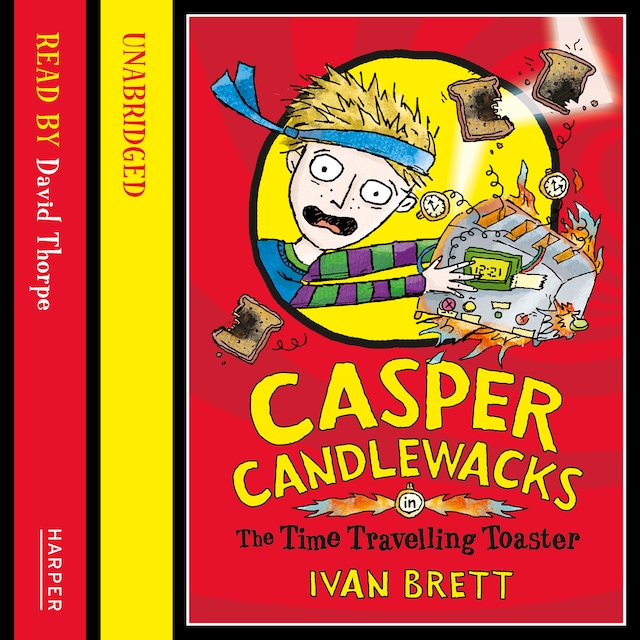 Kirjankansi teokselle Casper Candlewacks in the Time Travelling Toaster