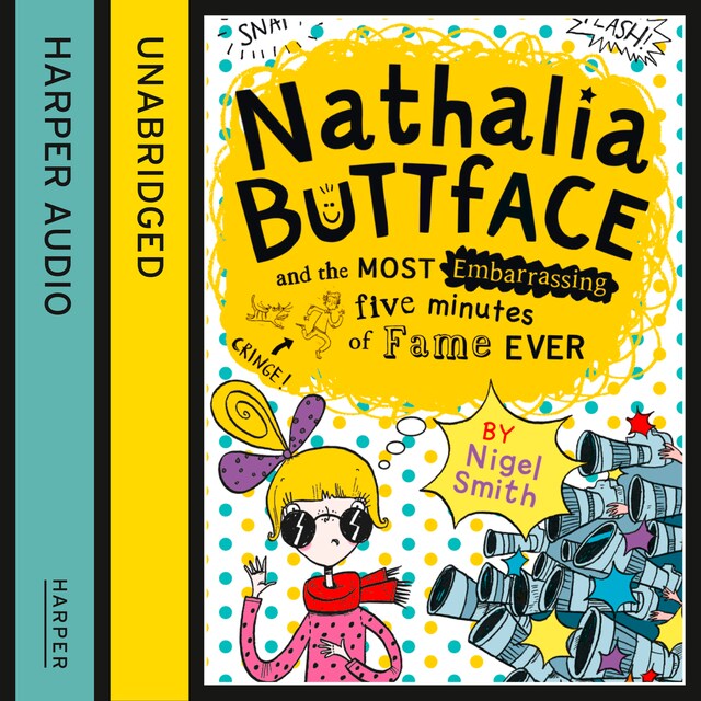 Book cover for Nathalia Buttface and the Most Embarrassing Five Minutes of Fame Ever