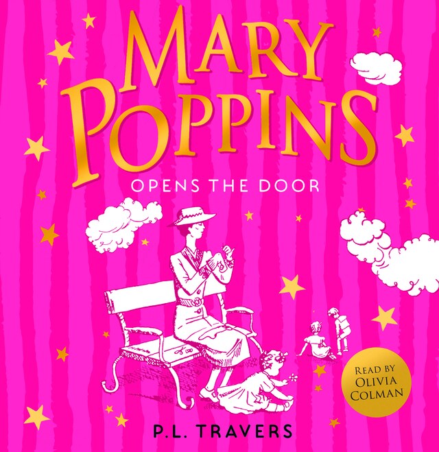 Book cover for Mary Poppins Opens the Door