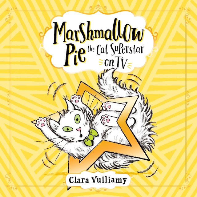 Book cover for Marshmallow Pie The Cat Superstar On TV