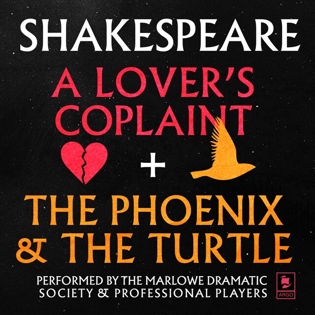 Kirjankansi teokselle A Lover's Complaint & The Phoenix and the Turtle