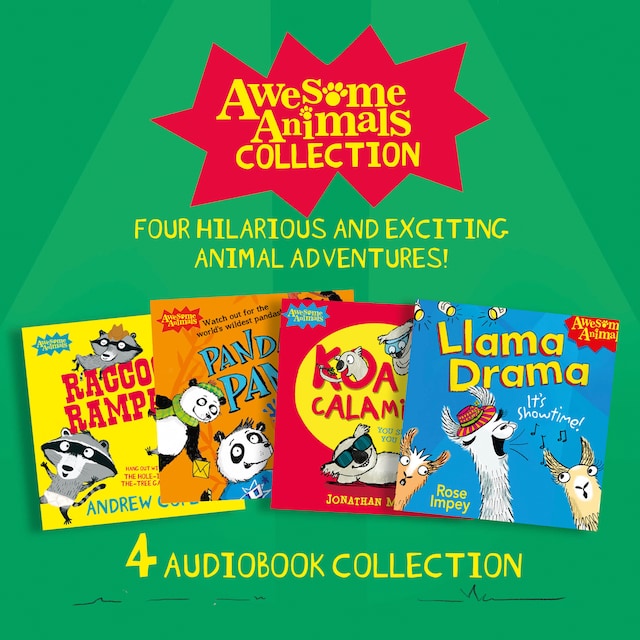 Buchcover für Awesome Animals Collection: Four hilarious and exciting animal adventures!