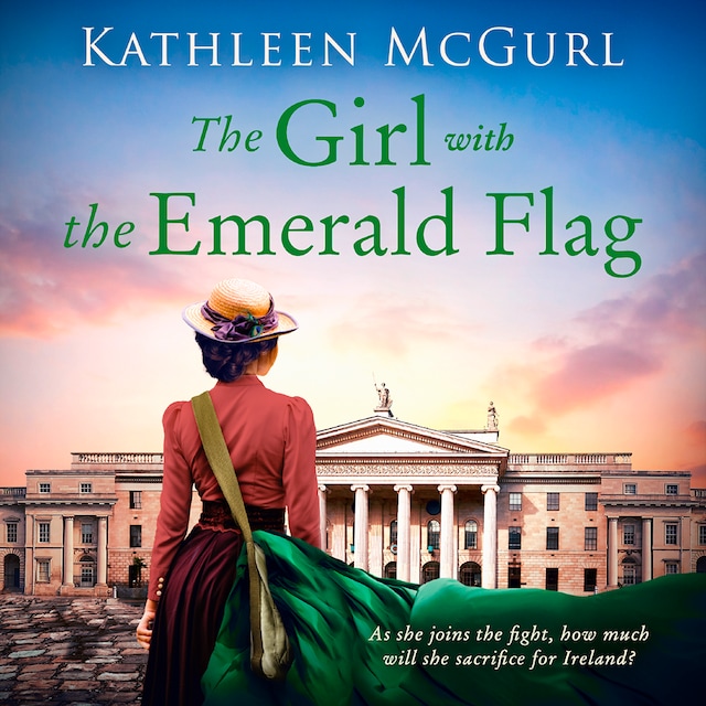 Kirjankansi teokselle The Girl with the Emerald Flag
