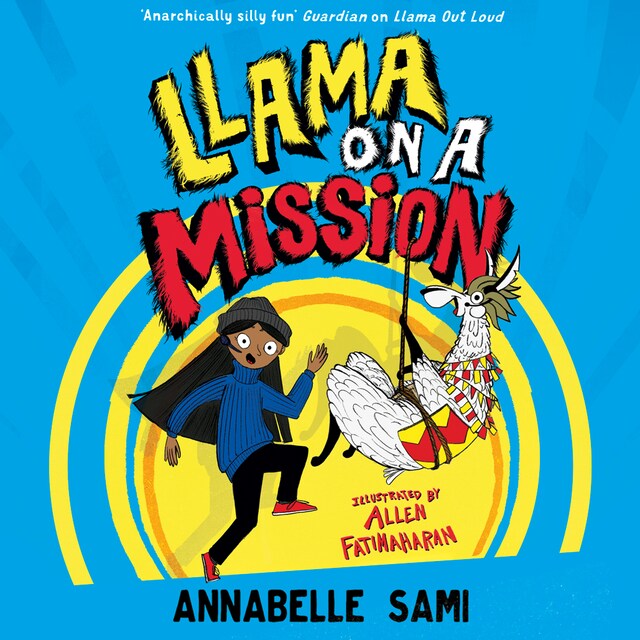 Kirjankansi teokselle Llama on a Mission