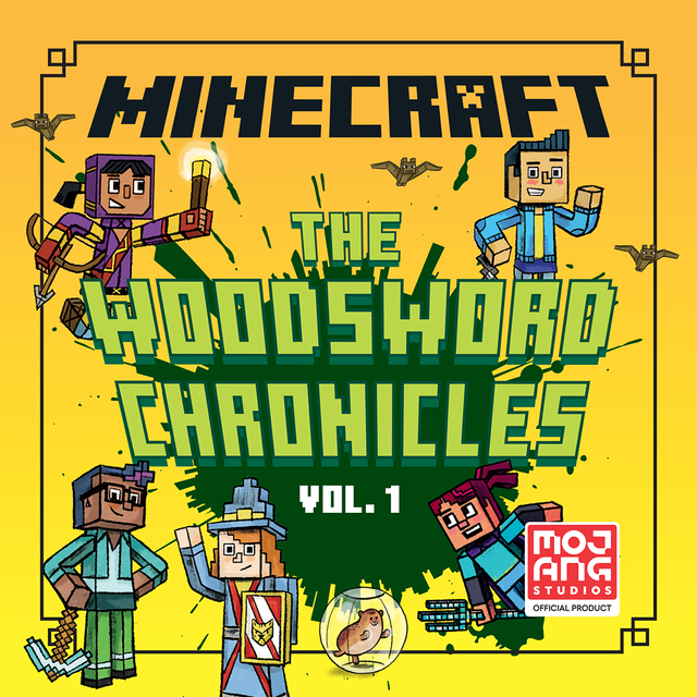 Boekomslag van Minecraft Woodsword Chronicles Volume 1