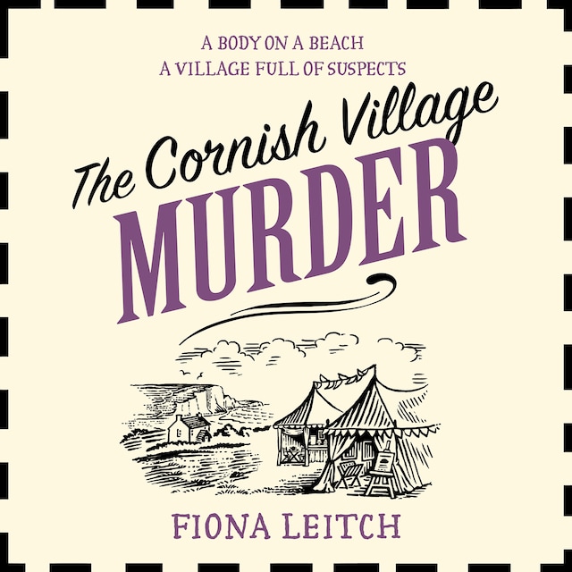 Book cover for The Cornish Village Murder