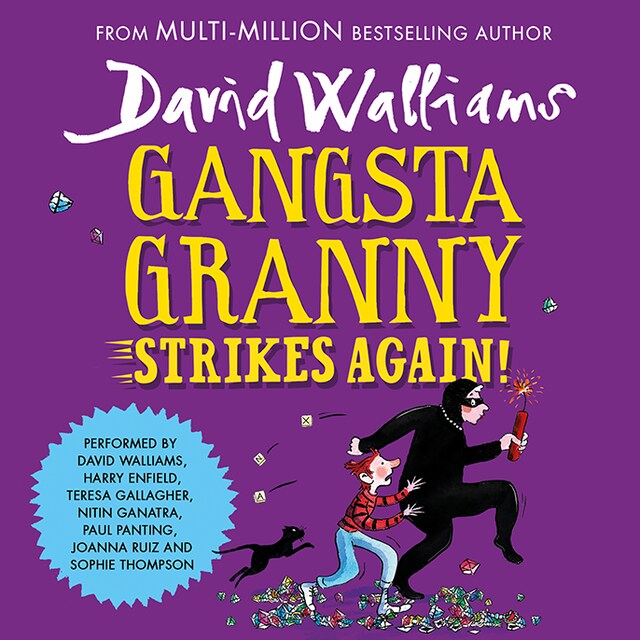 Book cover for Gangsta Granny Strikes Again!