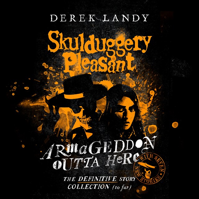 Book cover for Armageddon Outta Here – The World of Skulduggery Pleasant