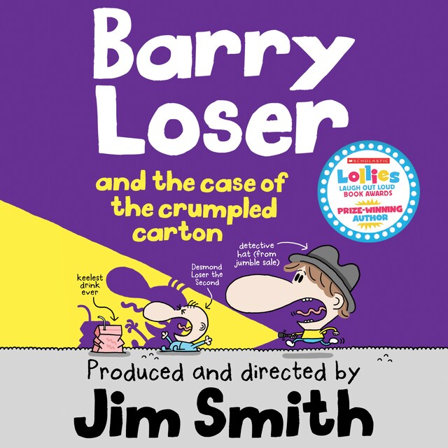 Book cover for Barry Loser and the Case of the Crumpled Carton