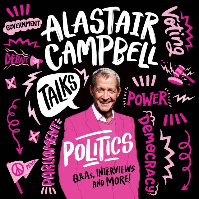 Portada de libro para Alastair Campbell Talks Politics