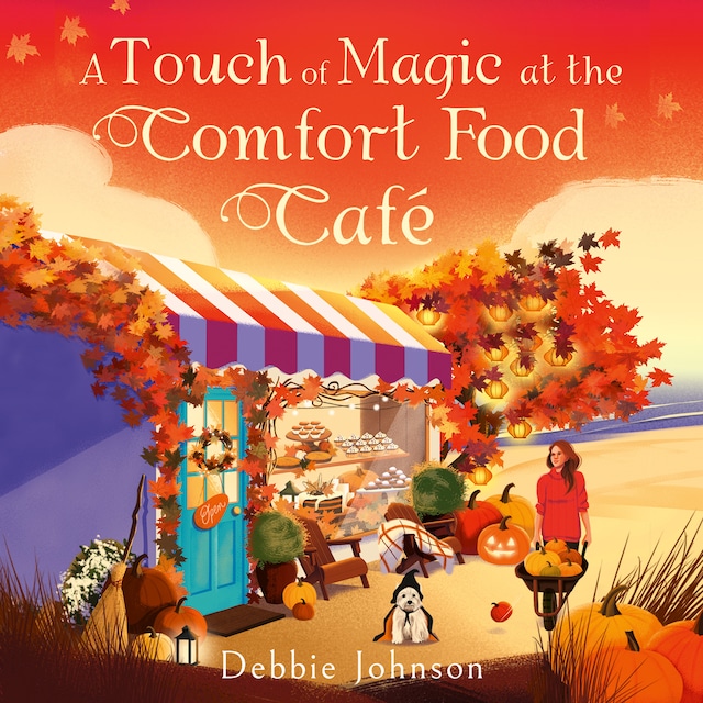 Book cover for A Touch of Magic at the Comfort Food Café