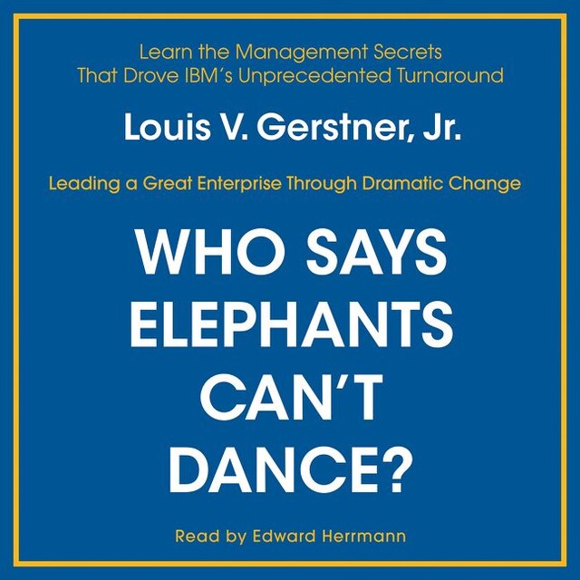 Bogomslag for Who Says Elephants Can't Dance?
