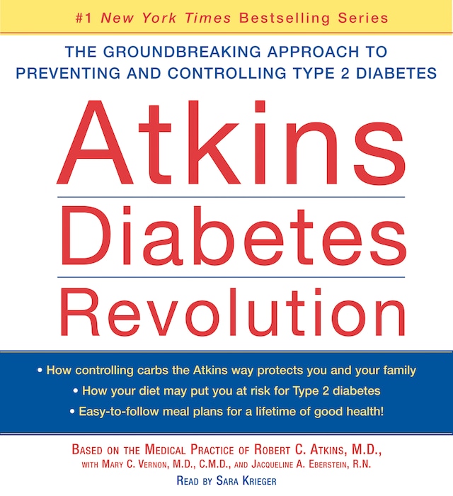 Book cover for Atkins Diabetes Revolution