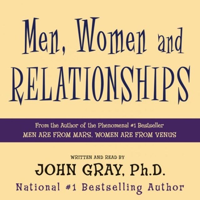 Buchcover für Men, Women and Relationships