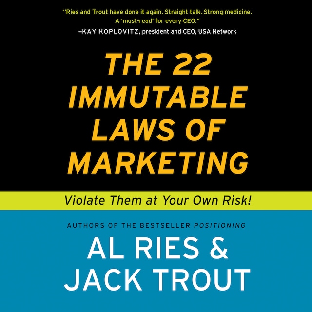 Book cover for The 22 Immutable Laws of Marketing