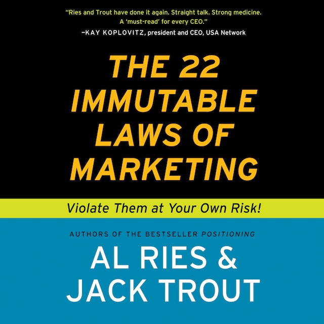 Kirjankansi teokselle The 22 Immutable Laws of Marketing