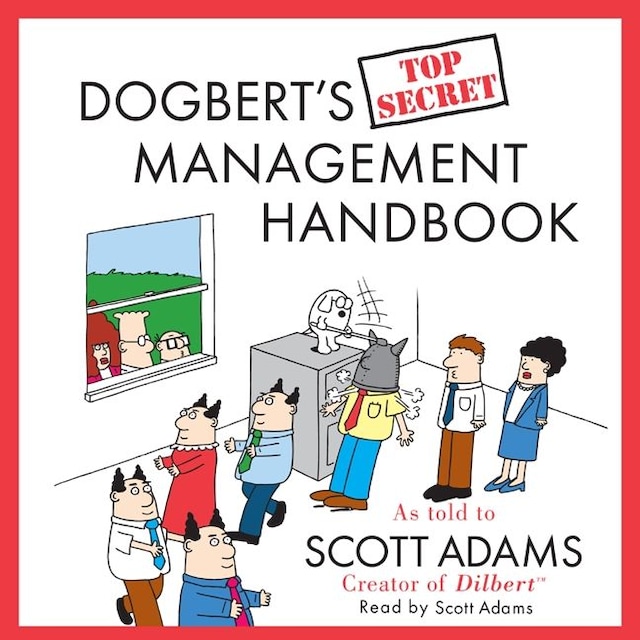 Okładka książki dla Dogbert's Top Secret Management Handbook