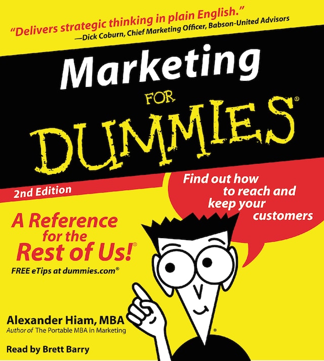 Book cover for Marketing for Dummies 2nd Ed.