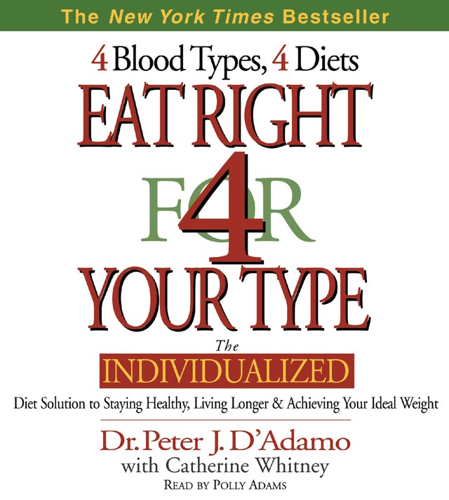 Couverture de livre pour Eat Right for Your Type