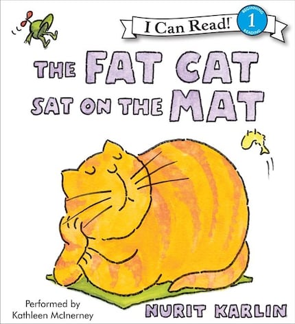 The Fat Cat Sat on the Mat bookCoverFor