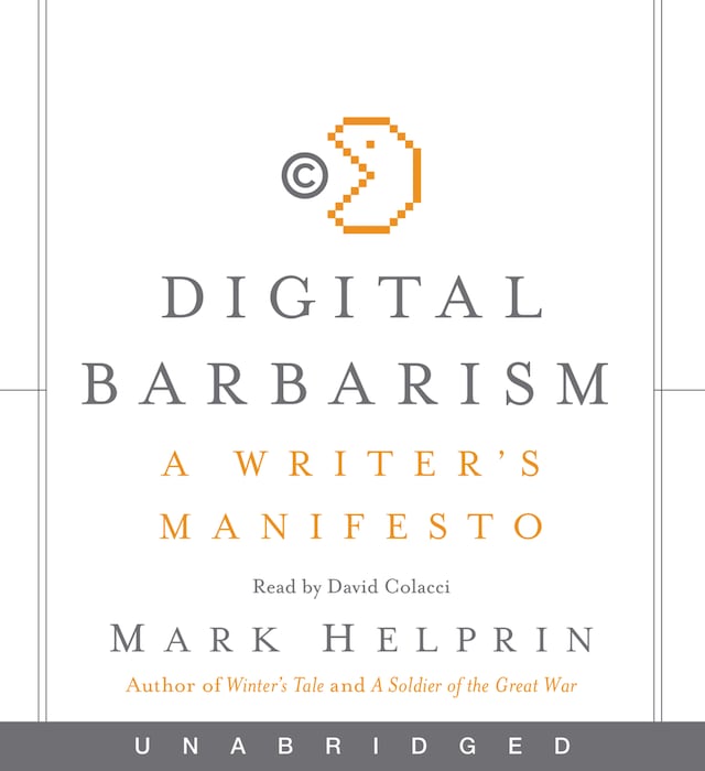 Copertina del libro per Digital Barbarism
