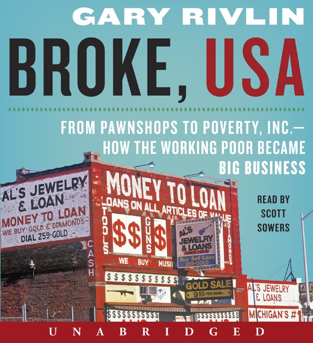 Copertina del libro per Broke, USA