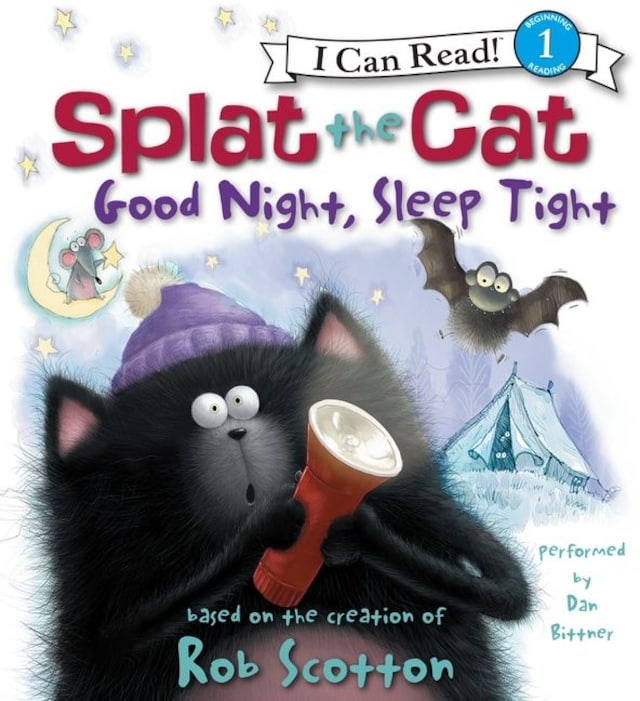 Kirjankansi teokselle Splat the Cat: Good Night, Sleep Tight