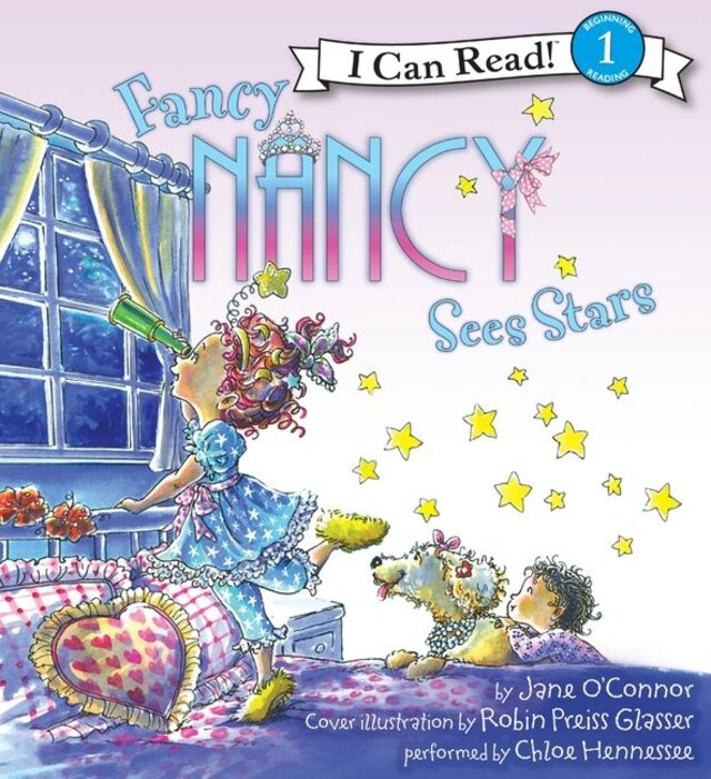 Book cover for Fancy Nancy Sees Stars