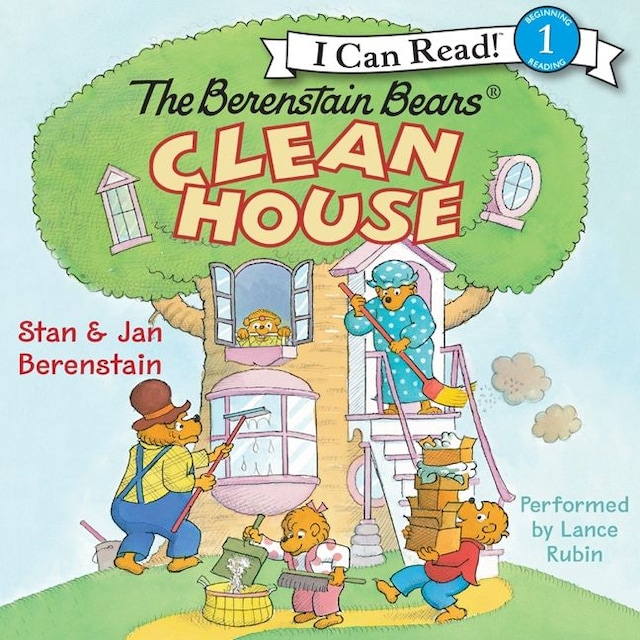 Couverture de livre pour The Berenstain Bears Clean House