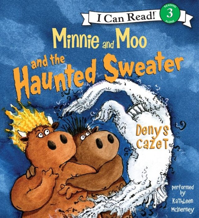 Kirjankansi teokselle Minnie and Moo and the Haunted Sweater