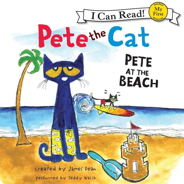 Okładka książki dla Pete the Cat: Pete at the Beach