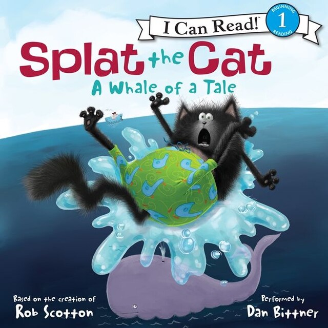 Kirjankansi teokselle Splat the Cat: A Whale of a Tale