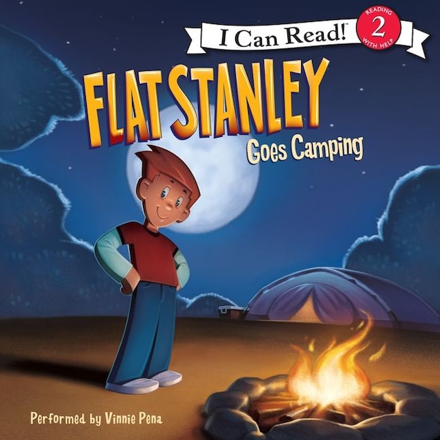 Couverture de livre pour Flat Stanley Goes Camping