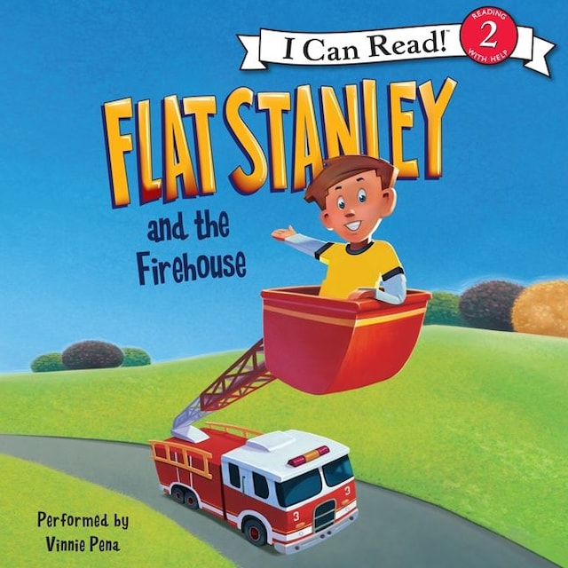 Book cover for Flat Stanley and the Firehouse