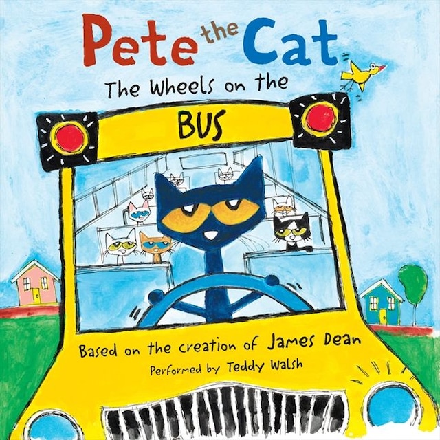 Okładka książki dla Pete the Cat: The Wheels on the Bus