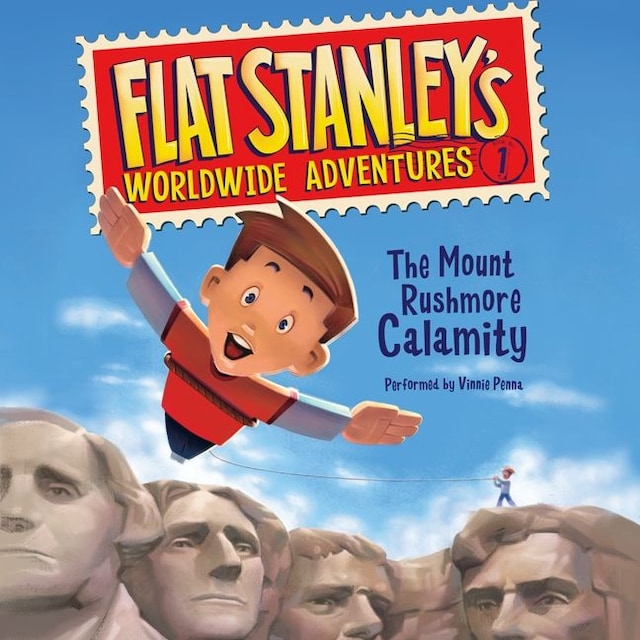 Boekomslag van Flat Stanley's Worldwide Adventures #1: The Mount Rushmore Calamity