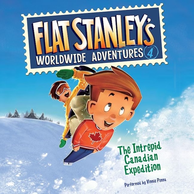 Copertina del libro per Flat Stanley's Worldwide Adventures #4: The Intrepid Canadian Expedition UAB
