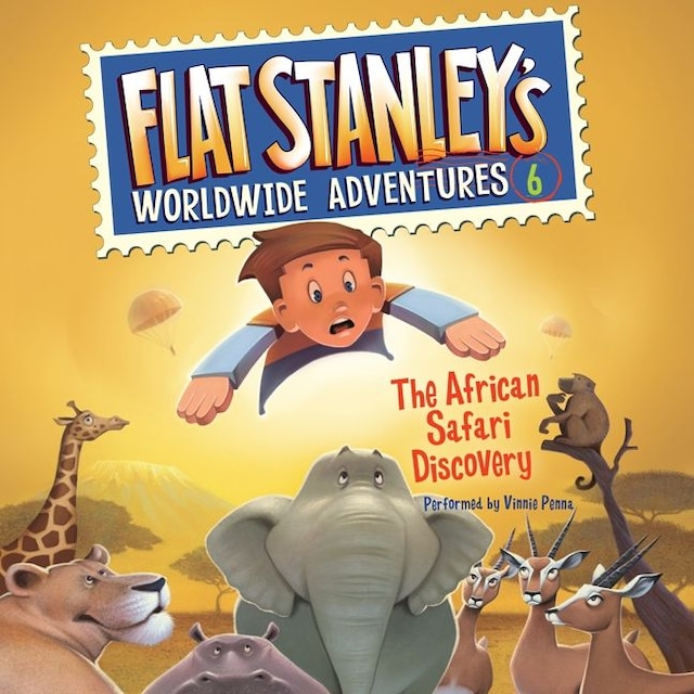 Boekomslag van Flat Stanley's Worldwide Adventures #6: The African Safari Discovery