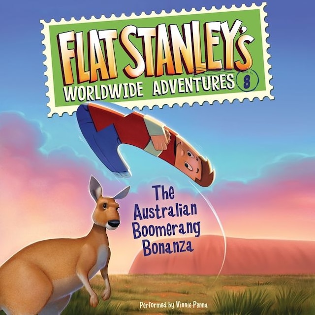 Boekomslag van Flat Stanley's Worldwide Adventures #8: The Australian Boomerang Bonanza UAB