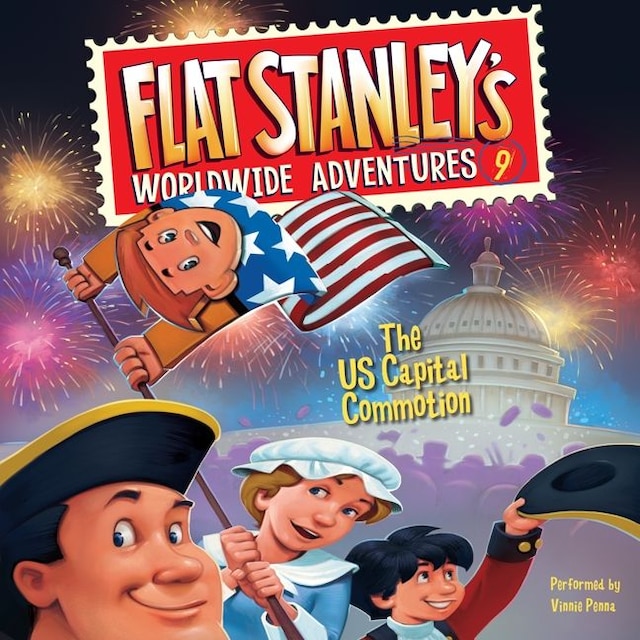 Buchcover für Flat Stanley's Worldwide Adventures #9: The US Capital Commotion