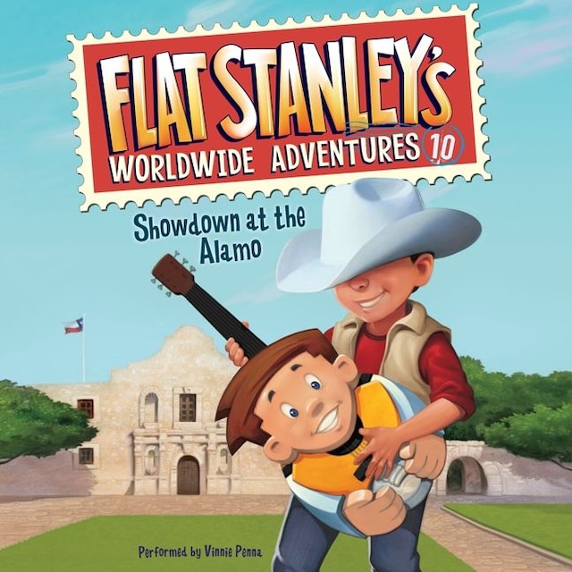 Couverture de livre pour Flat Stanley's Worldwide Adventures #10: Showdown at the Alamo