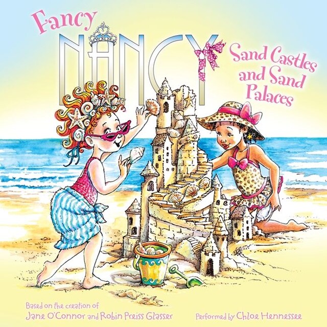 Portada de libro para Fancy Nancy: Sand Castles and Sand Palaces