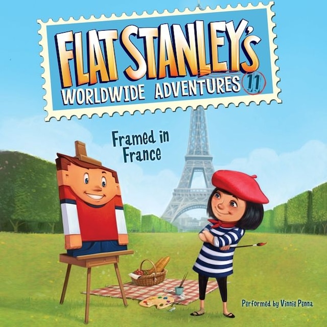 Boekomslag van Flat Stanley's Worldwide Adventures #11: Framed in France