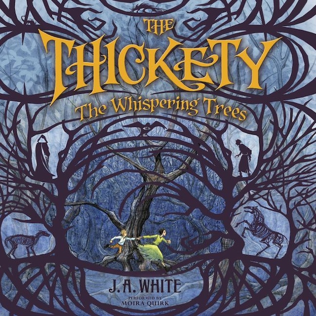 Boekomslag van The Thickety #2: The Whispering Trees