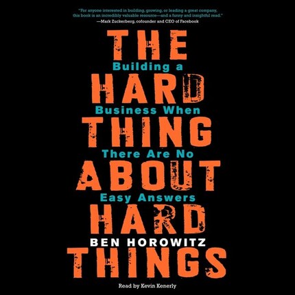 The Hard Thing About Hard Things bookCoverFor
