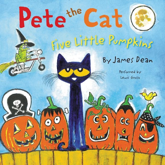 Book cover for Pete the Cat: Five Little Pumpkins