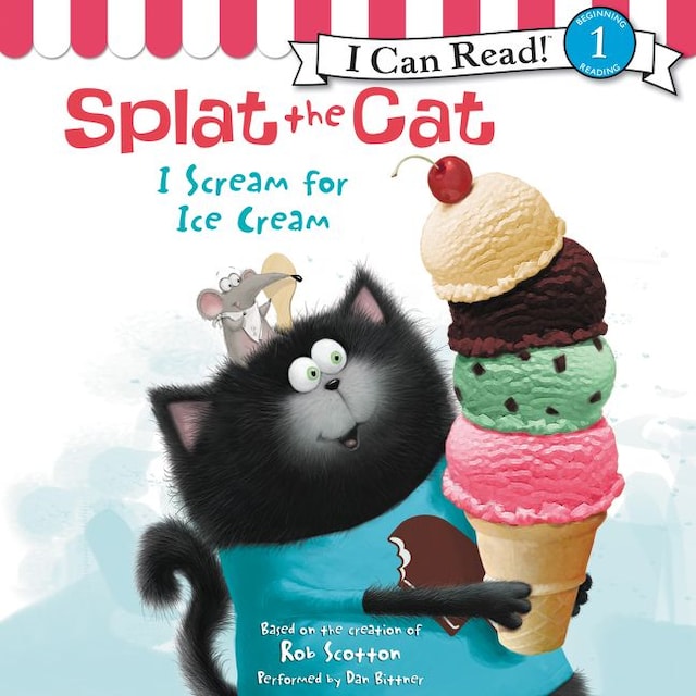 Book cover for Splat the Cat: I Scream for Ice Cream