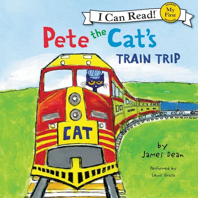 Okładka książki dla Pete the Cat's Train Trip