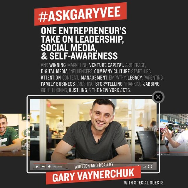 Kirjankansi teokselle #AskGaryVee