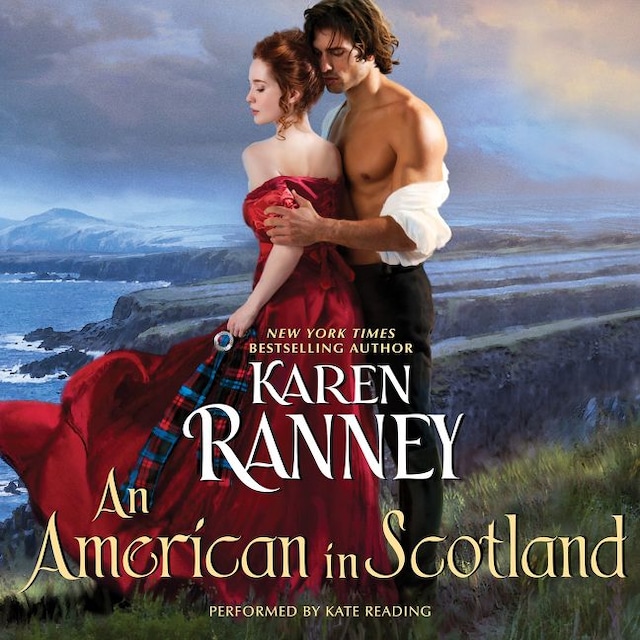 Book cover for An American in Scotland